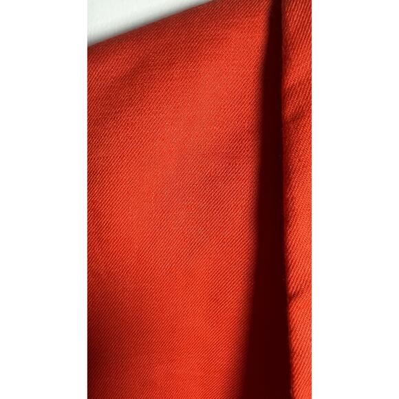 J.CREW Parke Blazer in Linen Blend Brilliant Sunset Orange Red Womens Size 0 - Picture 10 of 14